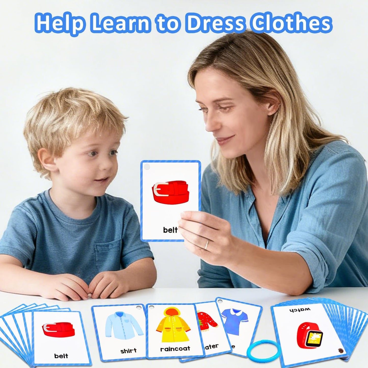 Learning Flashcards Number, 28 Different Number Educational Cards, Social Learning Card for Kids