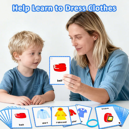Learning Flashcards Number, 28 Different Number Educational Cards, Social Learning Card for Kids