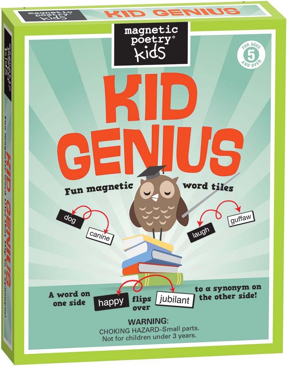 Magnetic Poetry - First Words Kit - Words for Refrigerator - Write Poems and Letters on The Fridge - Made in The USA