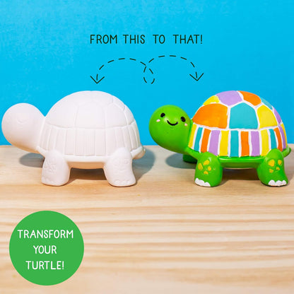 Creative Roots Paint Your Own Rock Pets by Horizon Group USA, 6 Colors, Paint Brush, Wiggly Eyes and Glue Included, Multicolor