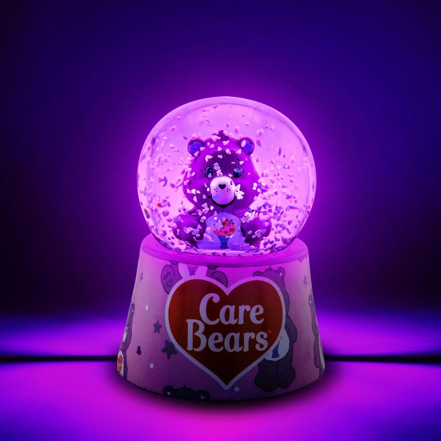 Silver Buffalo Disney Mickey and Friends Mini Light Up Snow Globe│Minnie Mouse│3.8 Inches Tall, 45mm (Small)