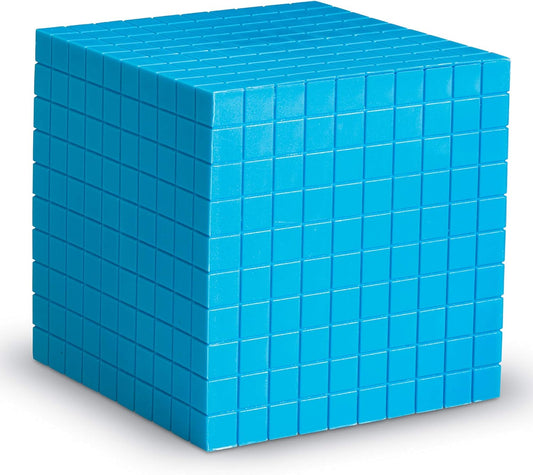 Learning Resources Base Ten Blocks Smart Pack - 121 Pieces, Ages 6+, Grades 1+, Math First Grade Games, School Supplies