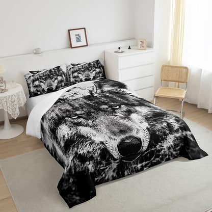 Castle Fairy Drum Kit Comforter Set,Musical Instruments Bedding Set for Kids Girls Women,Adults Rock Music Comforter,Neon Lighting Quilted Duvet Set Bedroom Collection Twin Size 2Pcs
