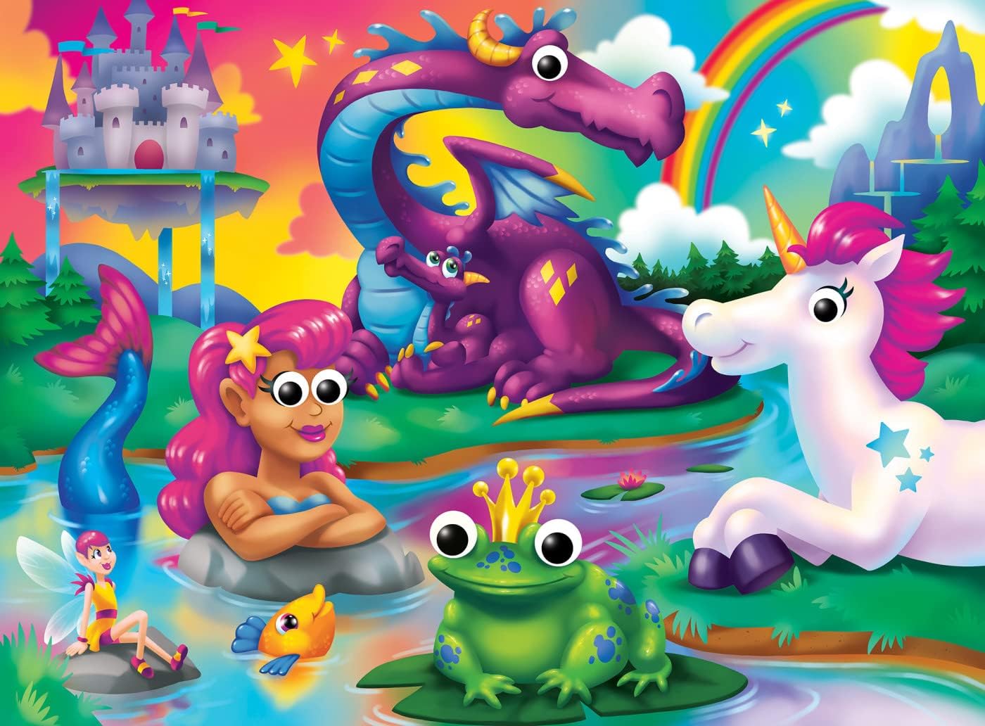 MasterPieces – 48 Piece Jigsaw Puzzle for Kids 4+ Years, Pets with Googly Eyes, Educational and Fun Game, Gift Idea for Children, 19" x 14