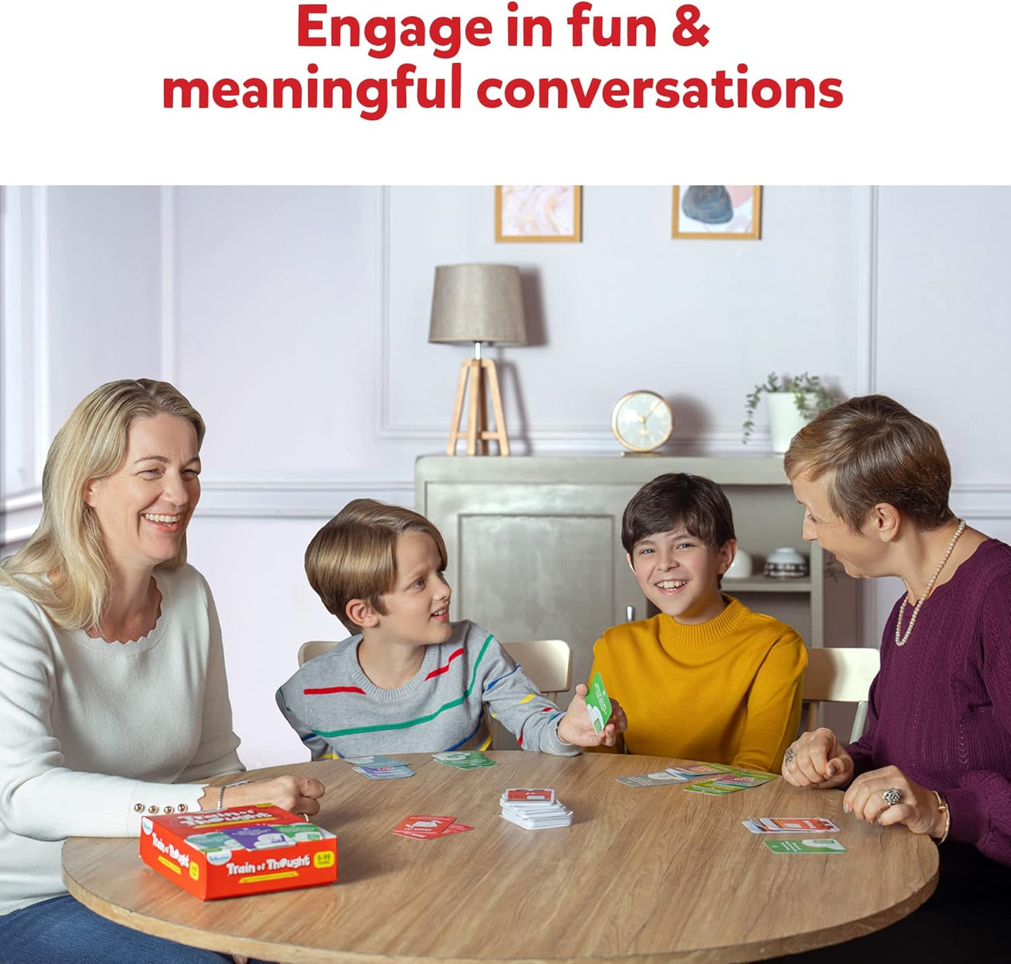 Skillmatics Card Game - Train of Thought, Fun for Family Game Night, Educational Toys, Travel Games for Kids, Teens and Adults, Gifts for Boys and Girls Ages 6, 7, 8, 9 and Up