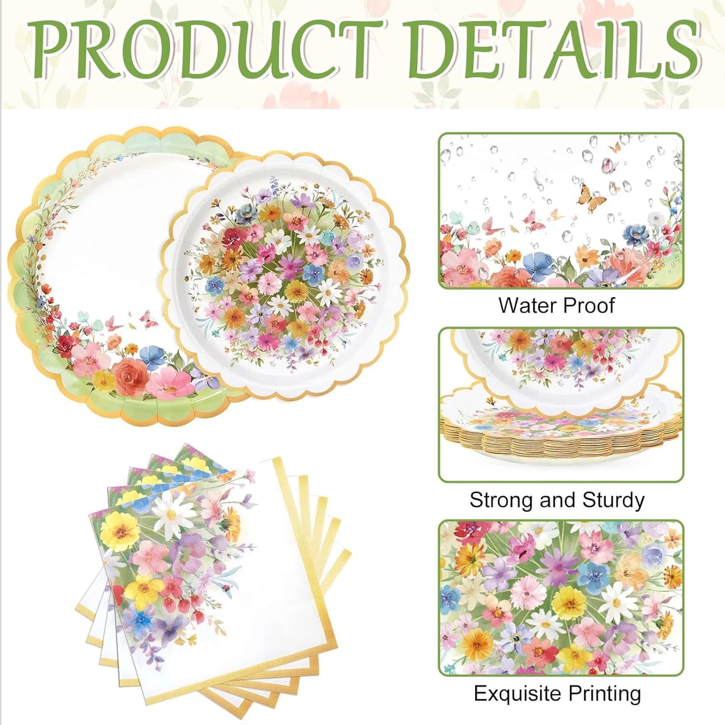 WERNNSAI Science Party Decorations - 48 Pcs Science Plates and Napkins Mad Scientist Birthday Decoration Chemistry Party Plates Set Little Scientist Labratory Favors Serves 16 Guests