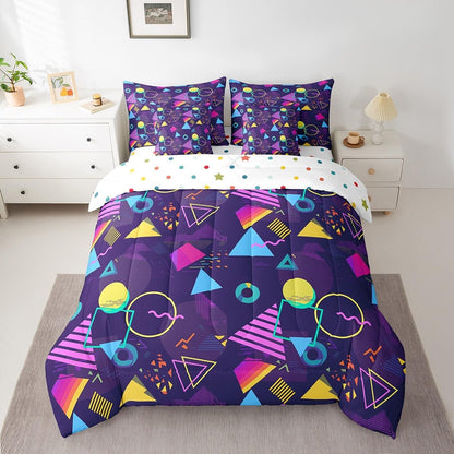 Erosebridal Chemical Equation Bed in a Bag Queen Comforter Set 7 Piece,Chemistry Bedding Sets Science Students Learning Gift Sheet Set with Comforter,Molecular Formula Education Bed Set - Colors B
