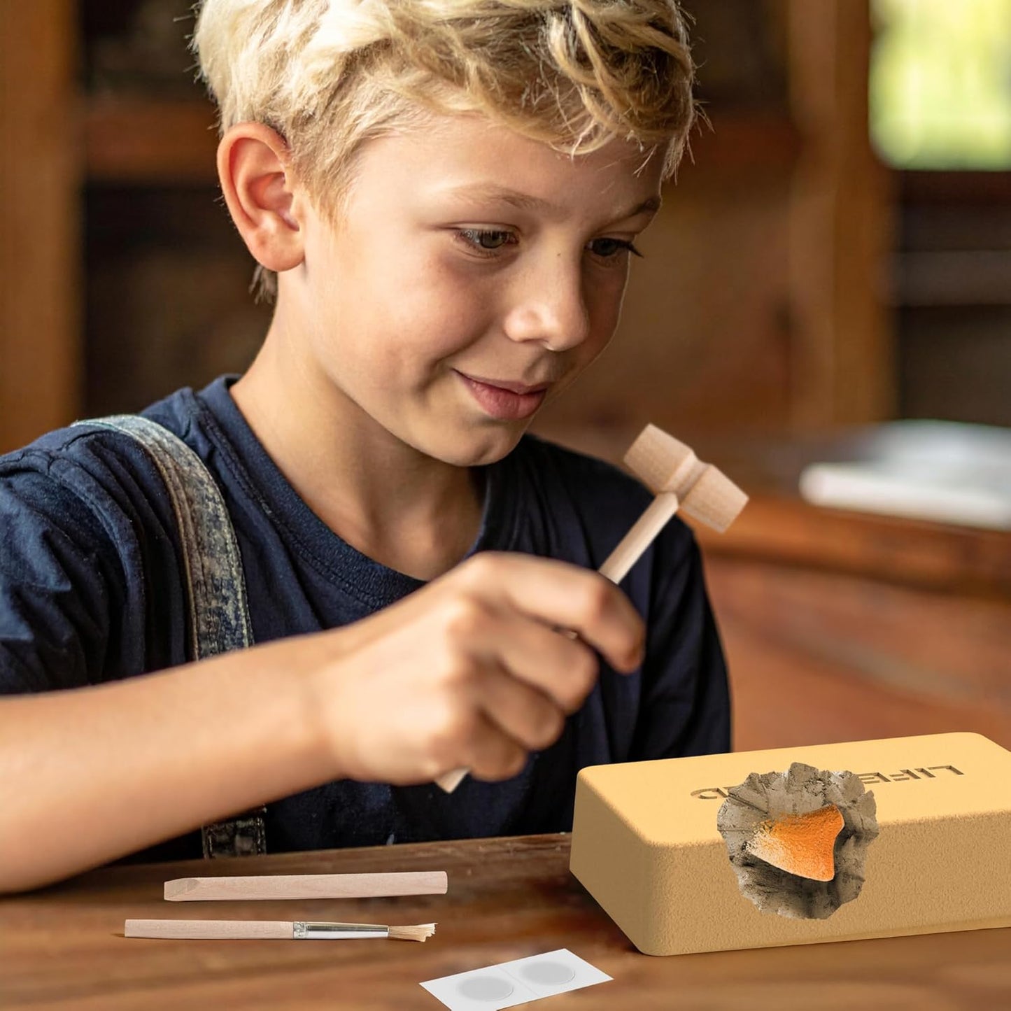Dinosaur Dig Kit - Excavate 2 Life-Sized Fossils (T.Rex Claw & Ankylosaurus Spine) - STEM Authenticated Science Toy with Tools & Display Frame - Gifts for Boys & Girls Ages 6-12