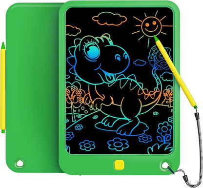 LCD Writing Tablet 10 Inch, Toys for 3 4 5 6 7 8 9 10 Year Old Boys Girls, Colorful Doodle Board Drawing Tablet, Gift for Boys Toddlers Age 3-12 Years, Memo Board, Drawing Pads with Lanyard(Blue)