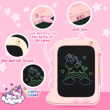 ORSEN 8.5 Inch Doodle Board Drawing Tablet - Dinosaur Toy Gift for Kids 3-7 Years Old