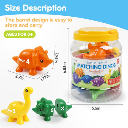 USATDD Matching Eggs for Toddlers Montessori Geometric Eggs Color & Shape Recognition Toy, Fine Motor Skills Shape Sorter Puzzle, Easter Eggs Toys Gifts for Kids, Easter Basket Stuffers