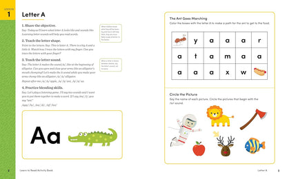 Learn to Read Activity Book: 101 Fun Phonics Lessons to Teach Your Child to Read (Phonics Makes Readers)