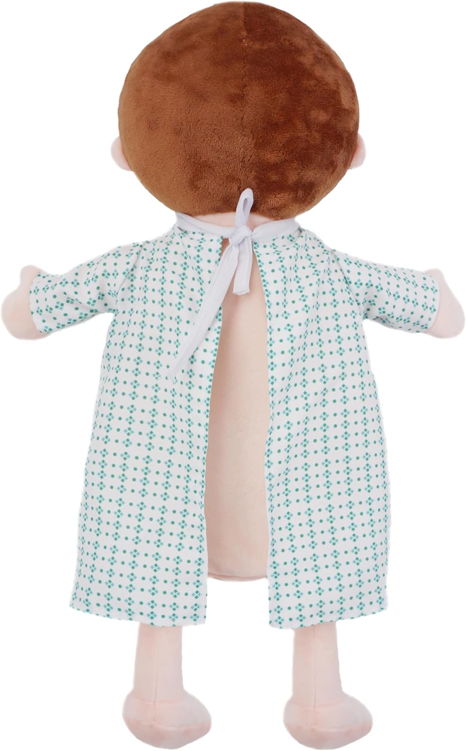 June Garden 16" Dressy Friends Bunnie - Educational Stuffed Plush Doll for Kids and Toddlers 2 Years and Up - Montessori Soft Toy Doll
