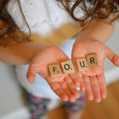 LSCQYYCC-200Pcs Magnetic Wooden Letter Bricks, Craft Letters - DIY Wooden Gift Decoration - Making Letter Coasters and Cross Games DIY Wood Gift Decoration - Making Alphabet Coasters