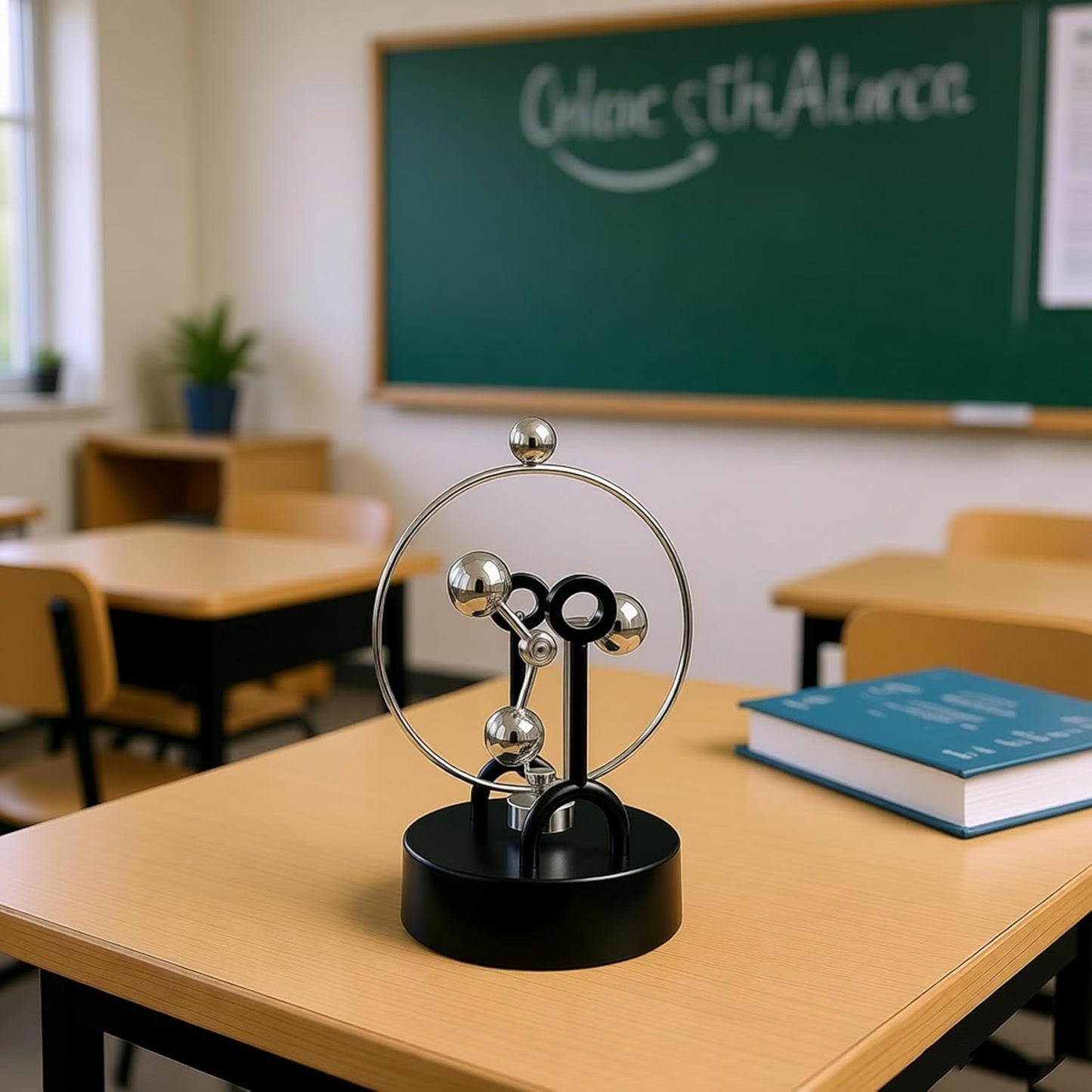 Perpetual Motion Kinetic Art Swing Physics Mechanics Balance Physics Desk Home Decor FN29
