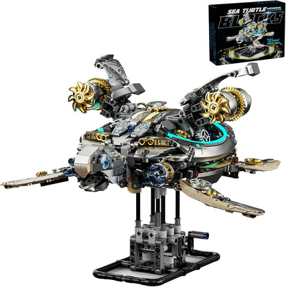Mechanical Owl Building Blocks Engineering Construction Set for Kids and Adults Detailed Mechanical Model with Gears and Lights for Collectors