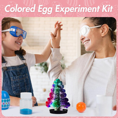 6Pcs Easter Eggs Science Experiments for Kids Party Favors Supplies for Easter Egg Hunt Basket Stuffers Fillers Classroom Prize Supplies