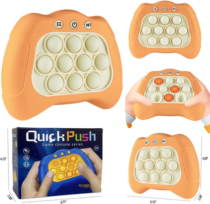 Intoypad Pop The Target! Handheld Speed Push Game Machine: A Fun Multiplayer Game for Family. Sensory Fidget Toy Christmas Toys Gifts for 6 7 8 9 10 11 12 Years Old Kids Road Trip Car Games Light Blue