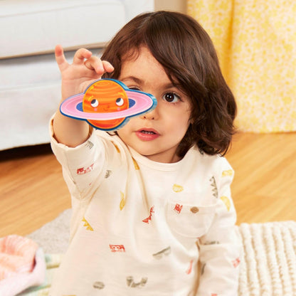 B. toys – Peek & Explore – School BusChunky Puzzle for Toddlers,Educational & Developmental Toys for Kids – 2+ Years