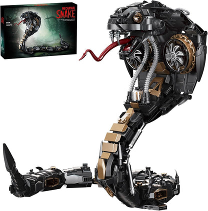 Mechanical Seahorse Building Set Steampunk Ocean Animal Model Kit Articulated Sea Creature Construction Toy Gift for Marine Life Enthusiasts for Adults Teens 1003 Pieces