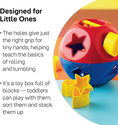 Tupperware Brand Shape-O Toy - BPA Free - Shape-O Sorter Toy for Babies & Toddlers Ages 12 Months & Up - Promotes Motor & Problem-Solving Skills