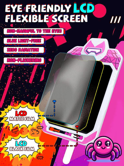 LCD Writing Tablet for Kids 10 Inch Bat Hero for Toddler 3 4 5 6 7 8 - Paint, Doodle Board, Drawing Pad - Travel Toys, Road Trip Car Activities, Birthday Christmas Gift Boys & Man