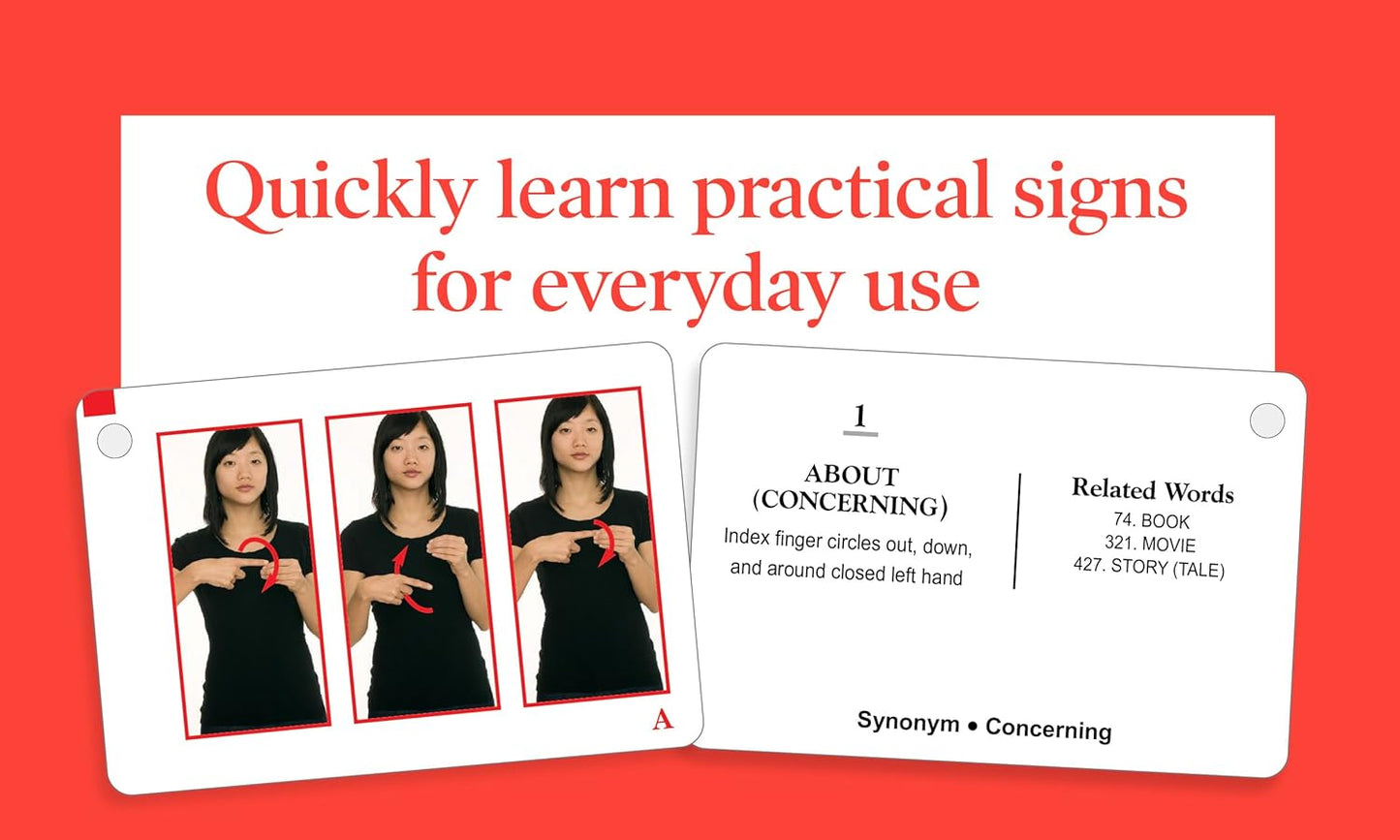 American Sign Language Flashcards: 500 Words and Phrases, Second Edition