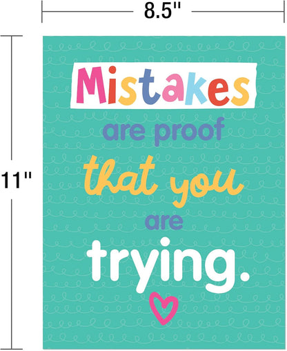 Carson Dellosa 14-Piece Mathematics Strategy Posters, 8.5" x 11" Wall Art Ten Frame, Counting, Number Line, Math Manipulatives, Facts, and More Strategies, Classroom Decor and Teacher Supplies
