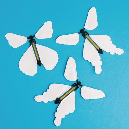 S&S Worldwide Magic Butterflies (Pack of 24) - 4.5" White Paper Butterflies in Assorted Styles