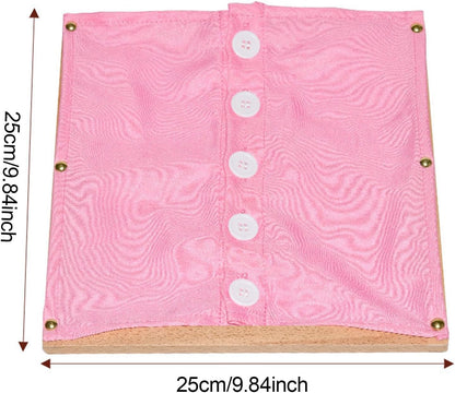 Educational Early Learning Tool Dressing Frame for 2-8 Years Old Learn to Dress Practice Skills Development Toy, Zipper