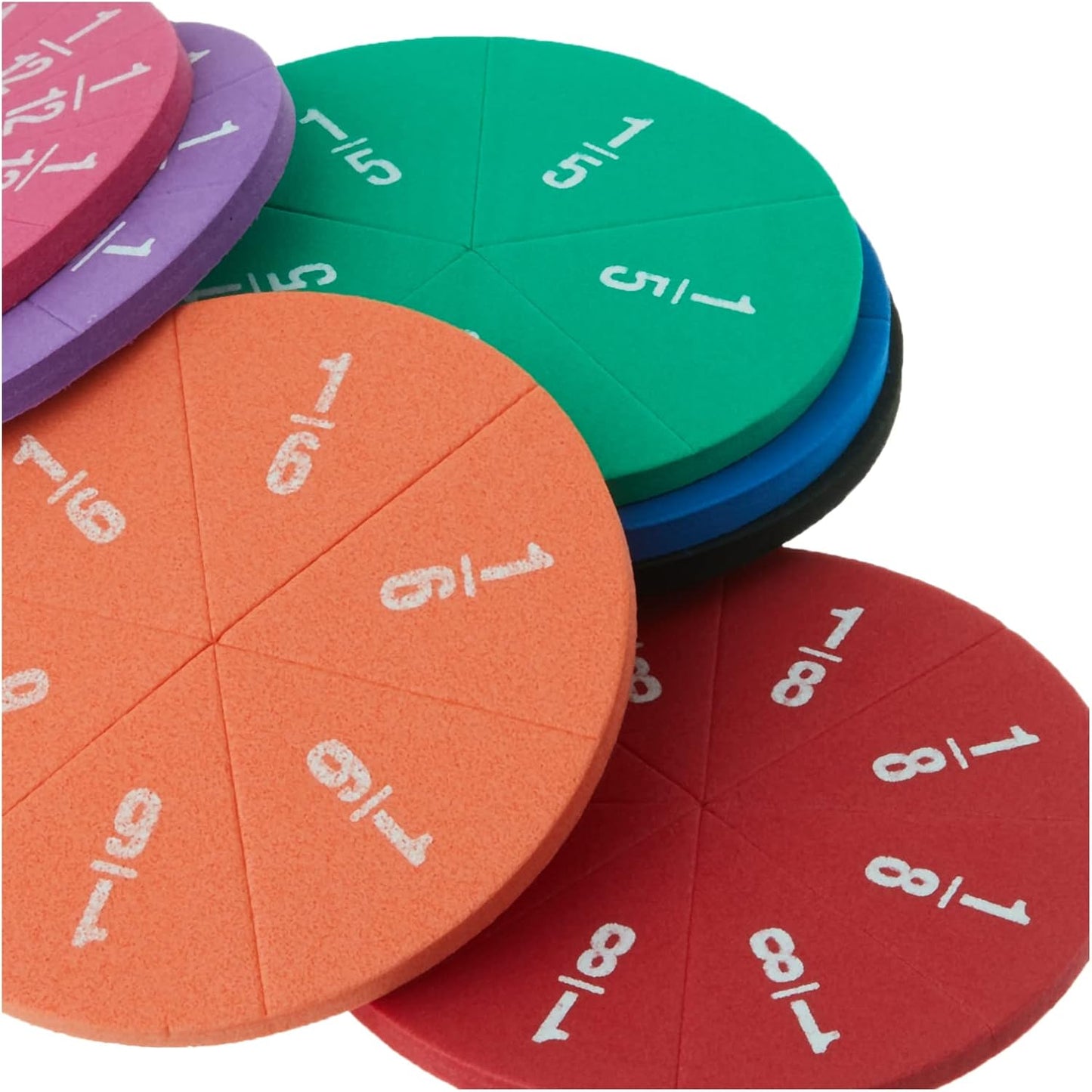 Teacher Created Resources Foam Fraction Circles (20611)
