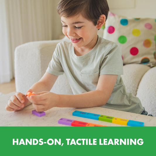 Educational Insights Phonics Dominoes – Long Vowels - Manipulative for Classroom & Home, Set of 84 Dominoes in 6 Colors, Ages 6+