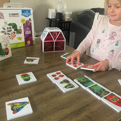 CreateOn Eric Carle Polar Bear with Head to Toe Bonus Set Magnetic Tiles, Building Set for Kids, Magnetic Building Toys for Kids, STEM Toys for Boys and Girls Ages 3+, 24 Piece