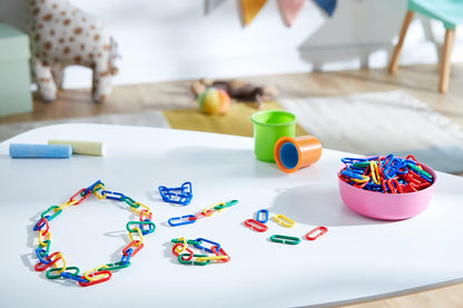 Learning Resources Link 'N' Learn Links - 500 Pieces, Ages 3+, Preschool Supplies, Toddler Toys, Math Manipulatives