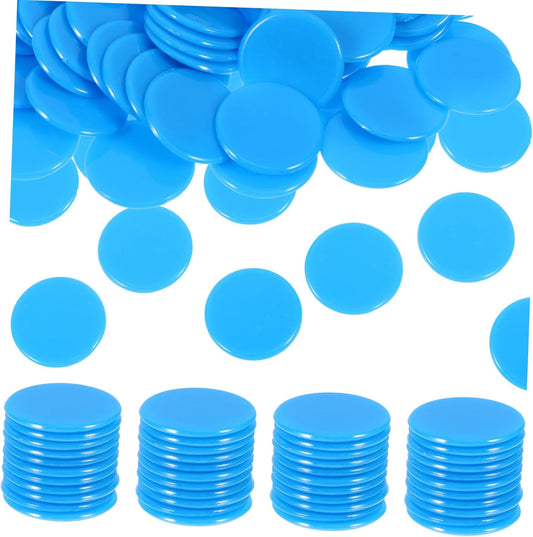 ERINGOGO Solid Color Bingo Markers for Math Games Gambling Chips Counting Props for Grouping and Learning