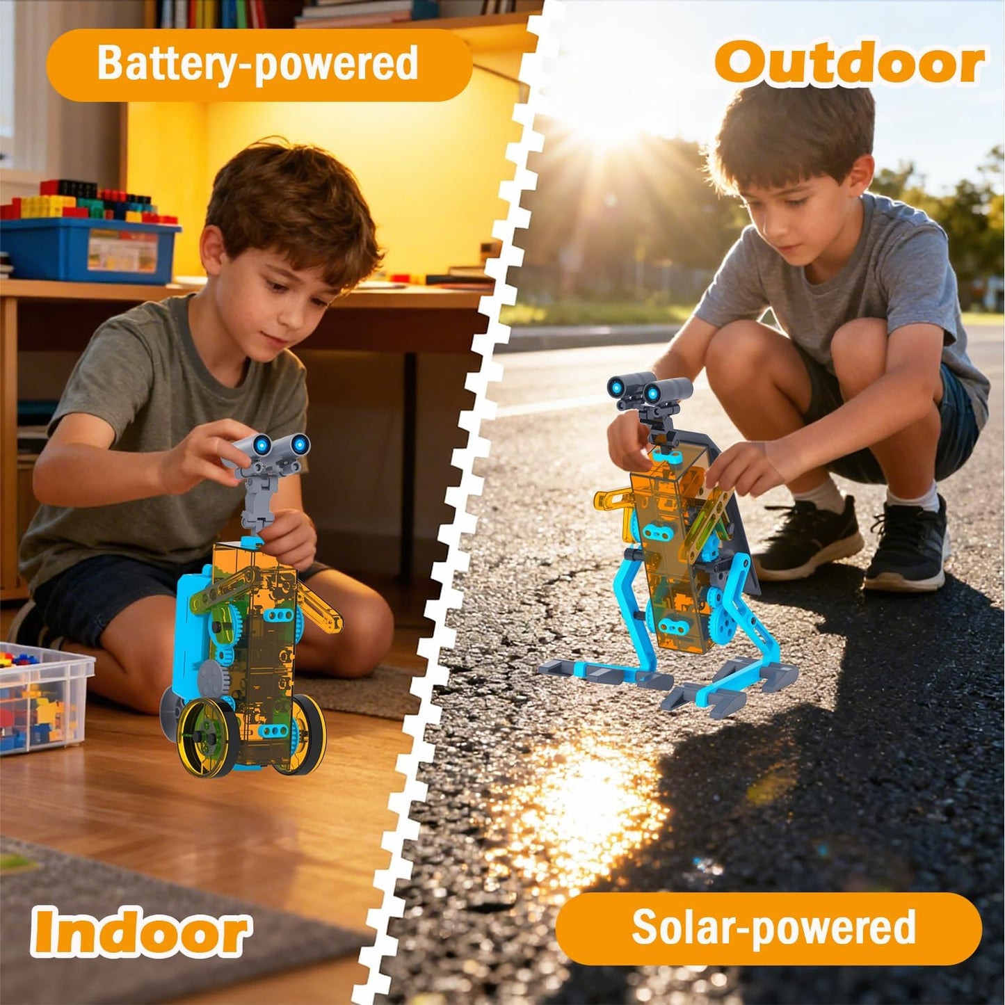 STEM 25-in-1 Education DIY Solar Power Toys for Boys Age 8-12, Science Kits Robots Toys for Ages 8-13, Building Toys Robotics Experiment Set Birthday Gifts for Kids 8 9 10 11 12 13 14+ Years Old