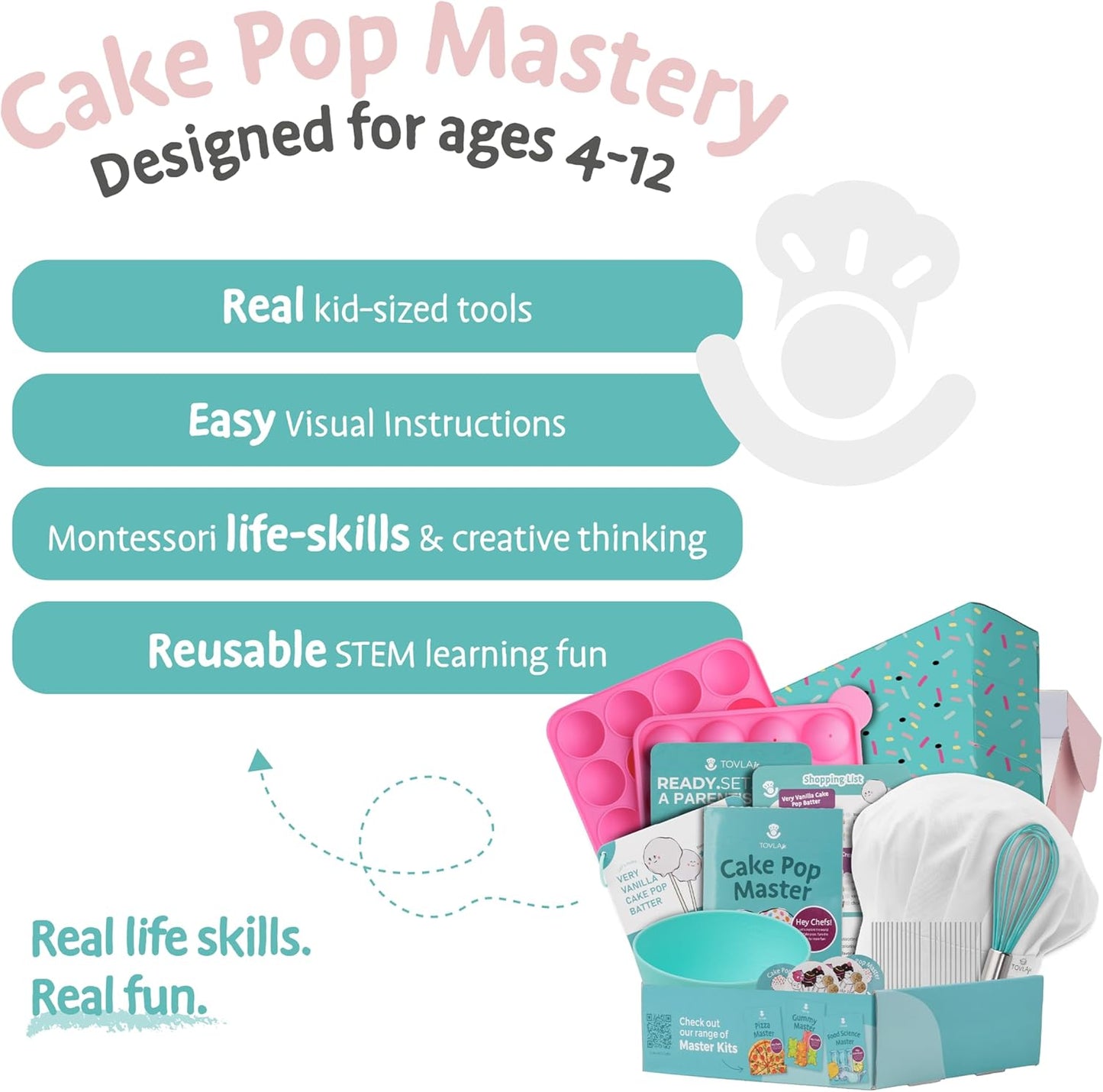 Tovla Jr. My First Food Science Kit – Edible Slime + Fun Experiments – STEM Montessori-Inspired Activity Set for Ages 5-8