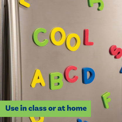 READY 2 LEARN Magnetic Alphabet Letters | Uppercase | 52 Large Foam Magnets for Kids | Educational Learning Tool for Classrooms, Refrigerators, White Boards & Homeschool