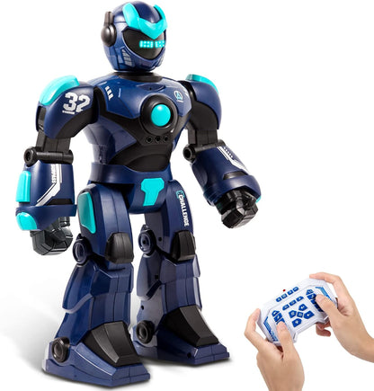 HPROMOT 5-in-1 STEM Robot Building Kit for Kids Ages 6-16, Remote & App Controlled, Rechargeable Engineering Learning DIY Coding Toy, Educational Building Blocks Gift for Girls & Boys (603 PCS)