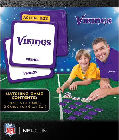 MasterPieces Sports Games - NFL Matching Game - Game for Kids and Family - Laugh and Learn