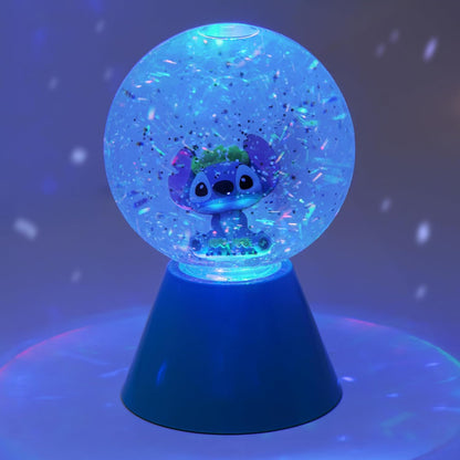 Paladone Disney Lilo & Stitch LED Glitter Ball, Officially Licensed Gift, Color Changing Light-Up Snow Globe for Kids, Teens, Adults, Compact Design