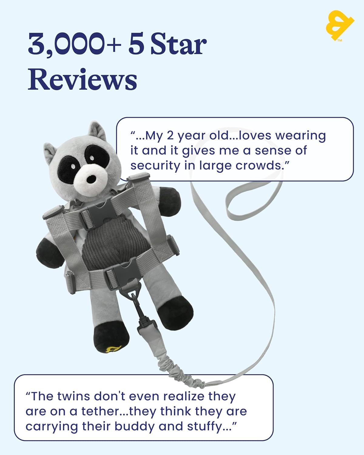 GoldBug Toddler Safety Harness & Leash - Owl