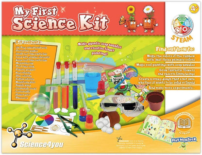 Science4you - My First Science Kit - 26 Experiments to Introduce Children to Science - Fun, Education Activity for Kids Ages 4+