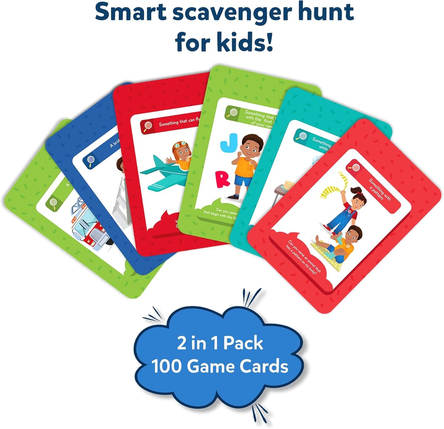 Skillmatics Outdoor Scavenger Hunt Card Game - Found It, Learning Toys, Educational Game Collections, Gifts for Kids, Boys, Girls and Families, for Ages 4, 5, 6, 7, Perfect for Home, School, Playdates