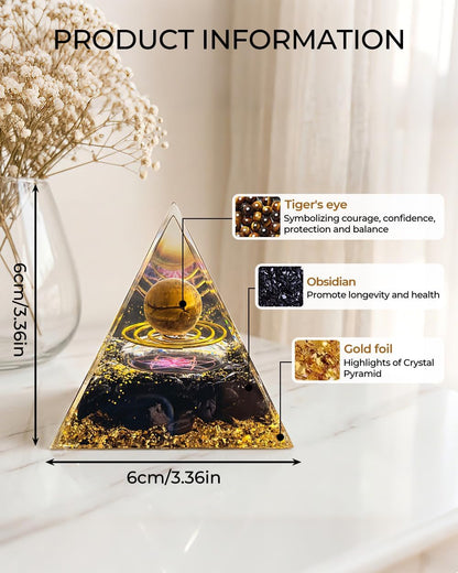 Crystals and Healing Stones, 9 Pcs Healing Crystals Set, 7 Chakra Crystal Stones Set Real Natural Selenite Pyramid Reiki Raw Rock Energy Protection Meditation with Wooden Box, Crystal Gifts for Women