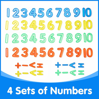 66 Pcs Translucent Letters and Numbers – Light Table Toys, Manipulatives and Accessories for Enhanced Learning & Fun
