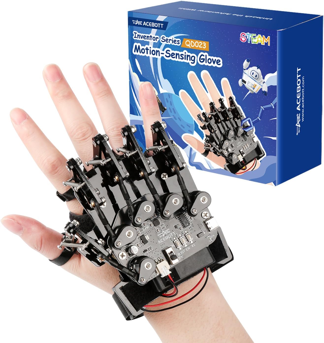 Biped Robot Kit STEM Toys Science Kit for Kids, Bionic Bipedal Robotics Programmable Coding Crafts Set for Arduino ESP32, Birthday Gift for Age 8-12 Boys Girls Teens