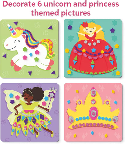 Skillmatics Foam Sticker Art Activity - Animals, Mess-Free Fun for Kids, 800+ 3D Foam Stickers, DIY Felt Craft Kits, Gifts for Boys & Girls Ages 3, 4, 5, 6, 7