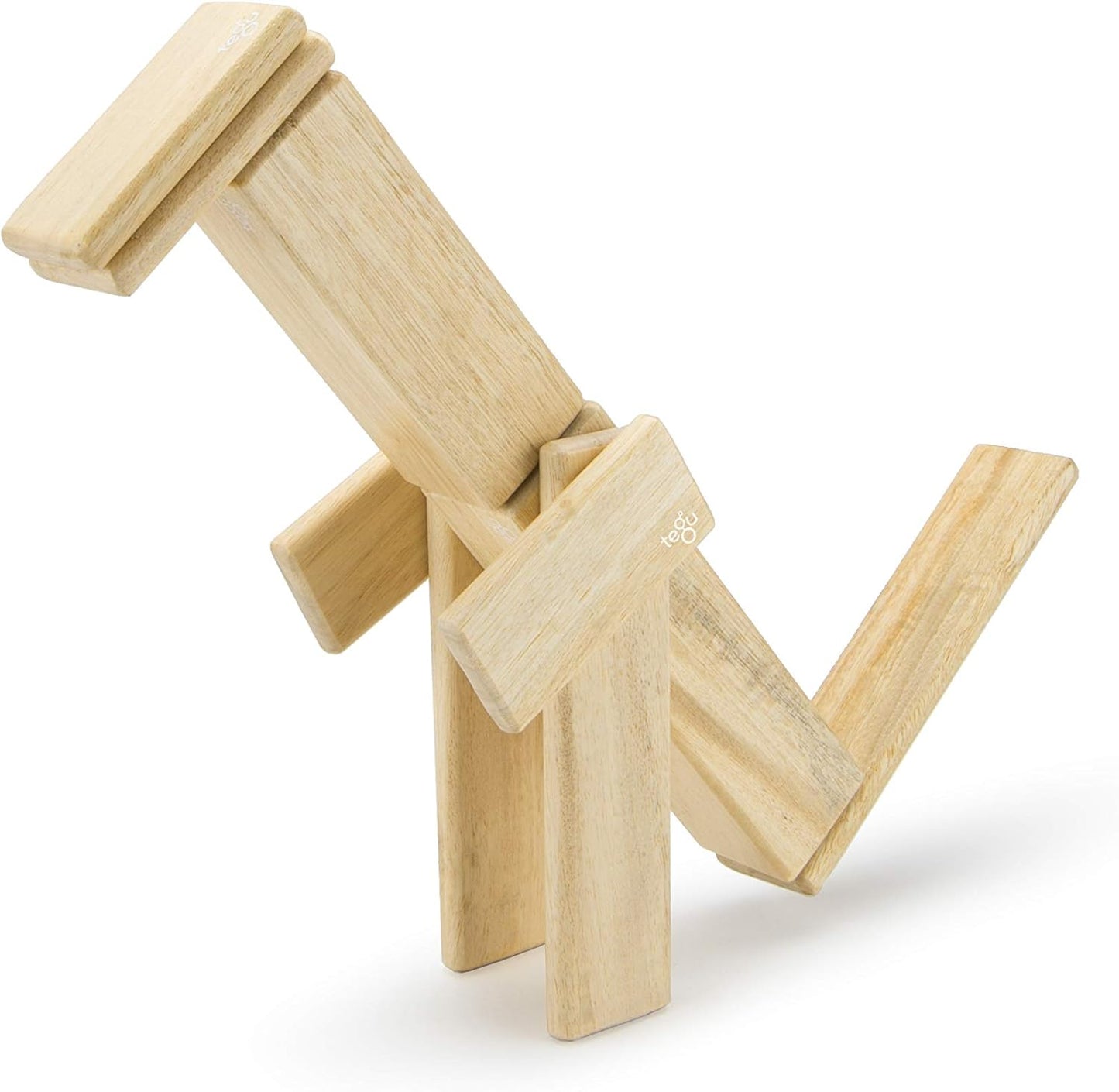 14 Piece Tegu Magnetic Wooden Block Set, Blues