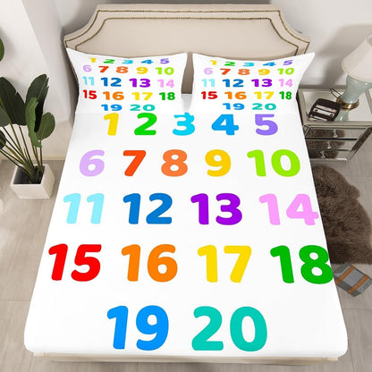 Chemistry Bed Sheets for Kids Teens Girls Boys,Chemical Experiment Fitted Sheet Twin,Science Themed Sheets for Math Lovers,Chemistry Lab Bedding Set,White and Black